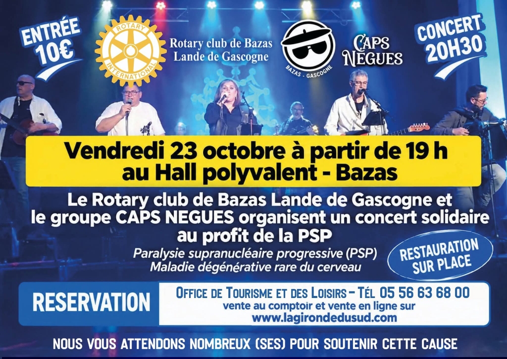 Caps Nègues concert soirée de soutien psp